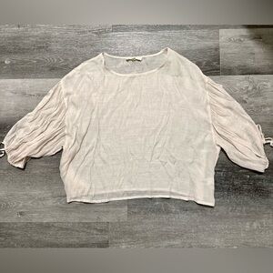Chic Beige Women's Blouse